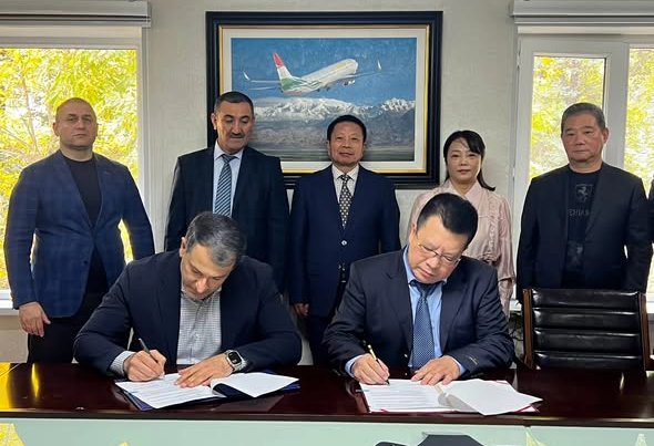 Tajik Somon Air inks MoU with Shanghai Haizhu to develop aircraft hangar project
