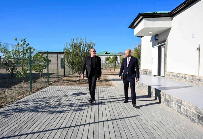 President Ilham Aliyev attends opening of 2nd stage in Aghali village, Zangilan district, and Mammadbayli village (PHOTO)