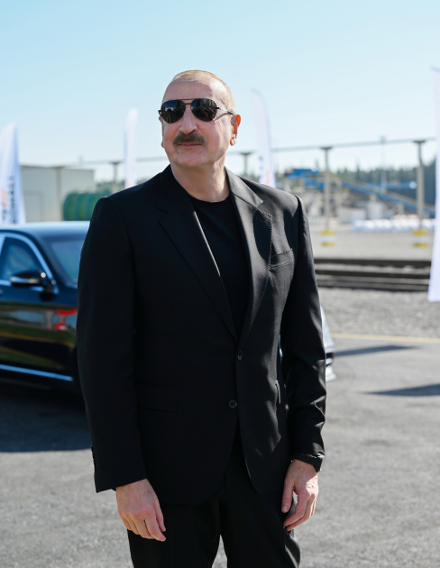 President Ilham Aliyev attends inauguration of barley malt processing facility in Imishli (PHOTO/VIDEO)