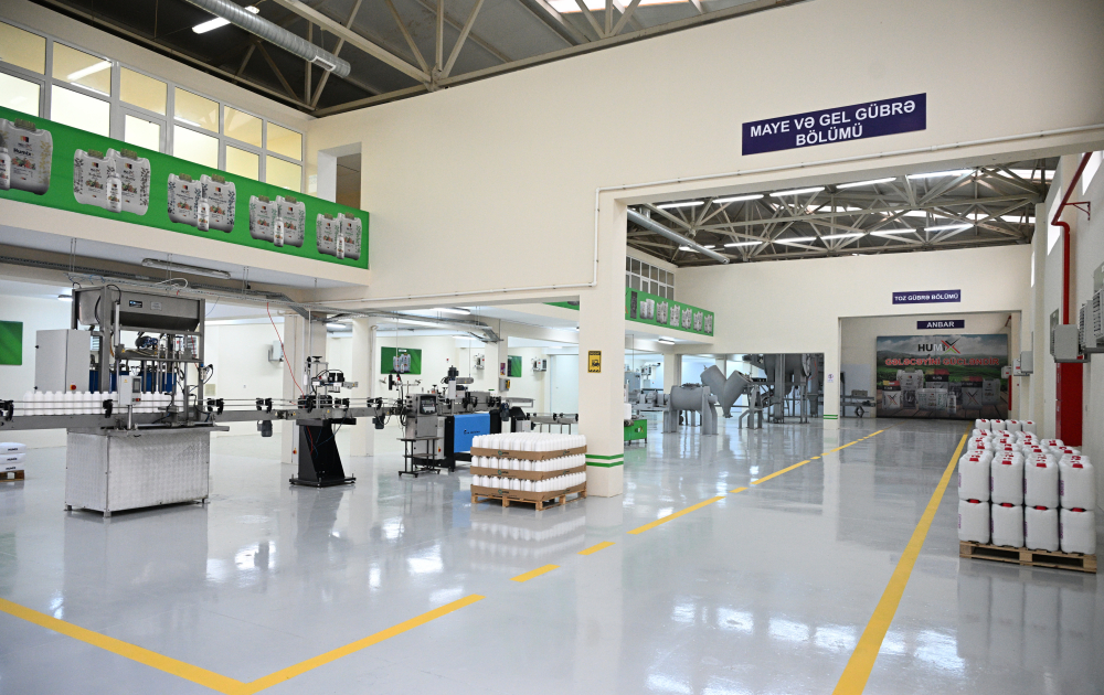 President Ilham Aliyev visits agrochemical production facility in Sabirabad (PHOTO/VIDEO)