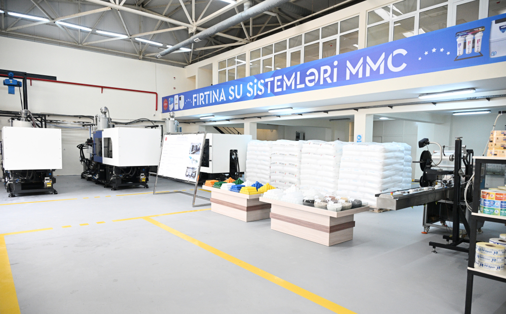 President Ilham Aliyev visits water filter production facility in Sabirabad (PHOTO/VIDEO)