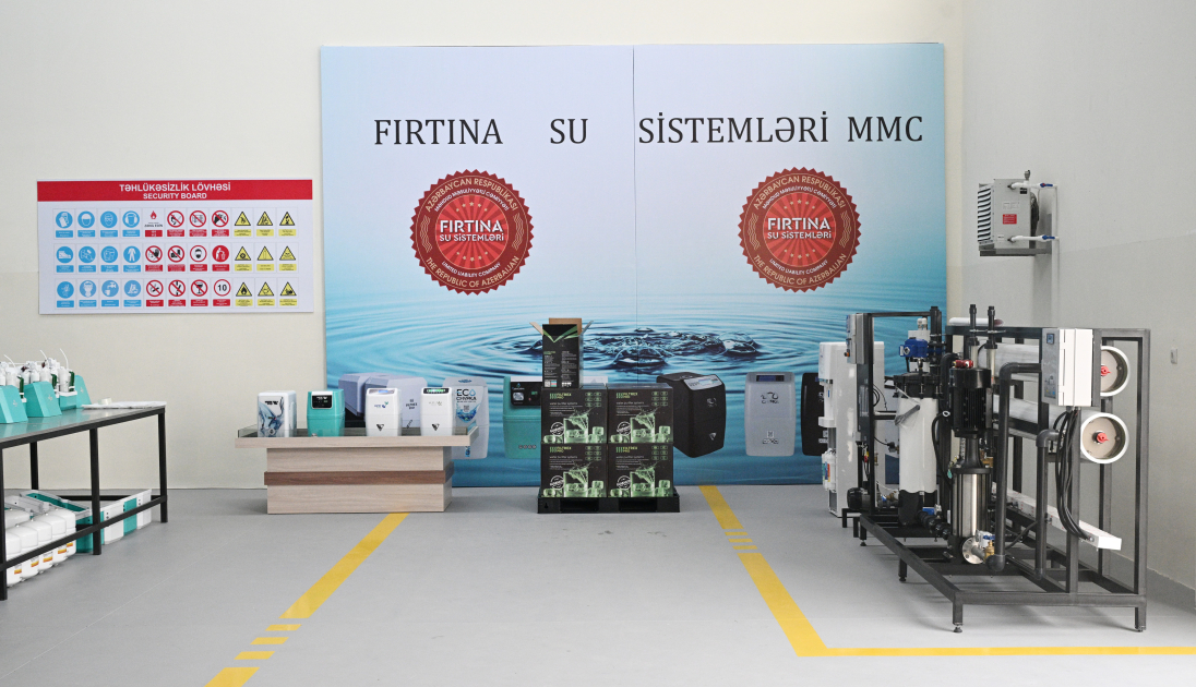President Ilham Aliyev visits water filter production facility in Sabirabad (PHOTO/VIDEO)