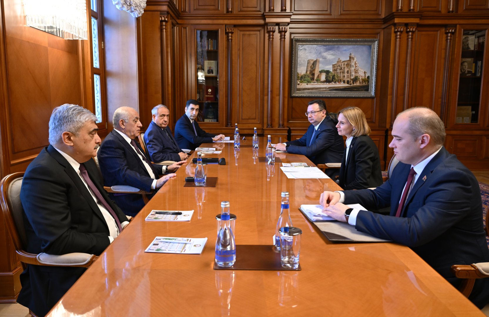 Azerbaijani PM holds talks with Belarusian Deputy PM