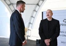 President Ilham Aliyev attends inauguration of barley malt processing facility in Imishli (PHOTO/VIDEO)