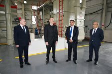 President Ilham Aliyev visits cotton processing plant in Sabirabad (PHOTO/VIDEO)