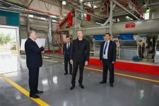 President Ilham Aliyev visits cotton processing plant in Sabirabad (PHOTO/VIDEO)