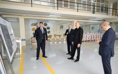 President Ilham Aliyev visits seed processing facility in Sabirabad Industrial District (PHOTO/VIDEO)