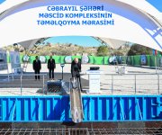 President Ilham Aliyev lays foundation stone for Jabrayil City Mosque (PHOTO)