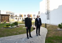 President Ilham Aliyev reviews completed 104-apartment residential complex in Zangilan (PHOTO)