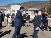 New wave of ex-IDPs setting in Khojaly's Badara village, get keys to homes (PHOTO)