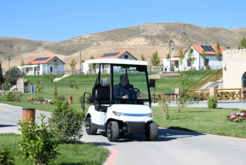 President Ilham Aliyev attends inauguration of first phase of Horovlu village in Jabrayil (PHOTO)