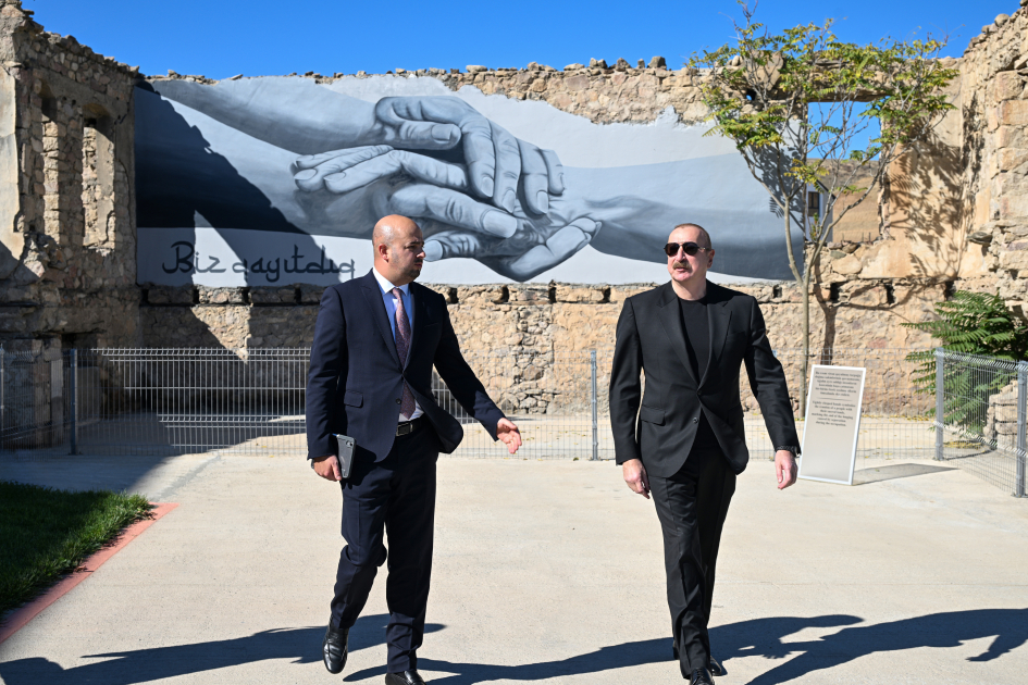 President Ilham Aliyev attends inauguration of first phase of Horovlu village in Jabrayil (PHOTO)