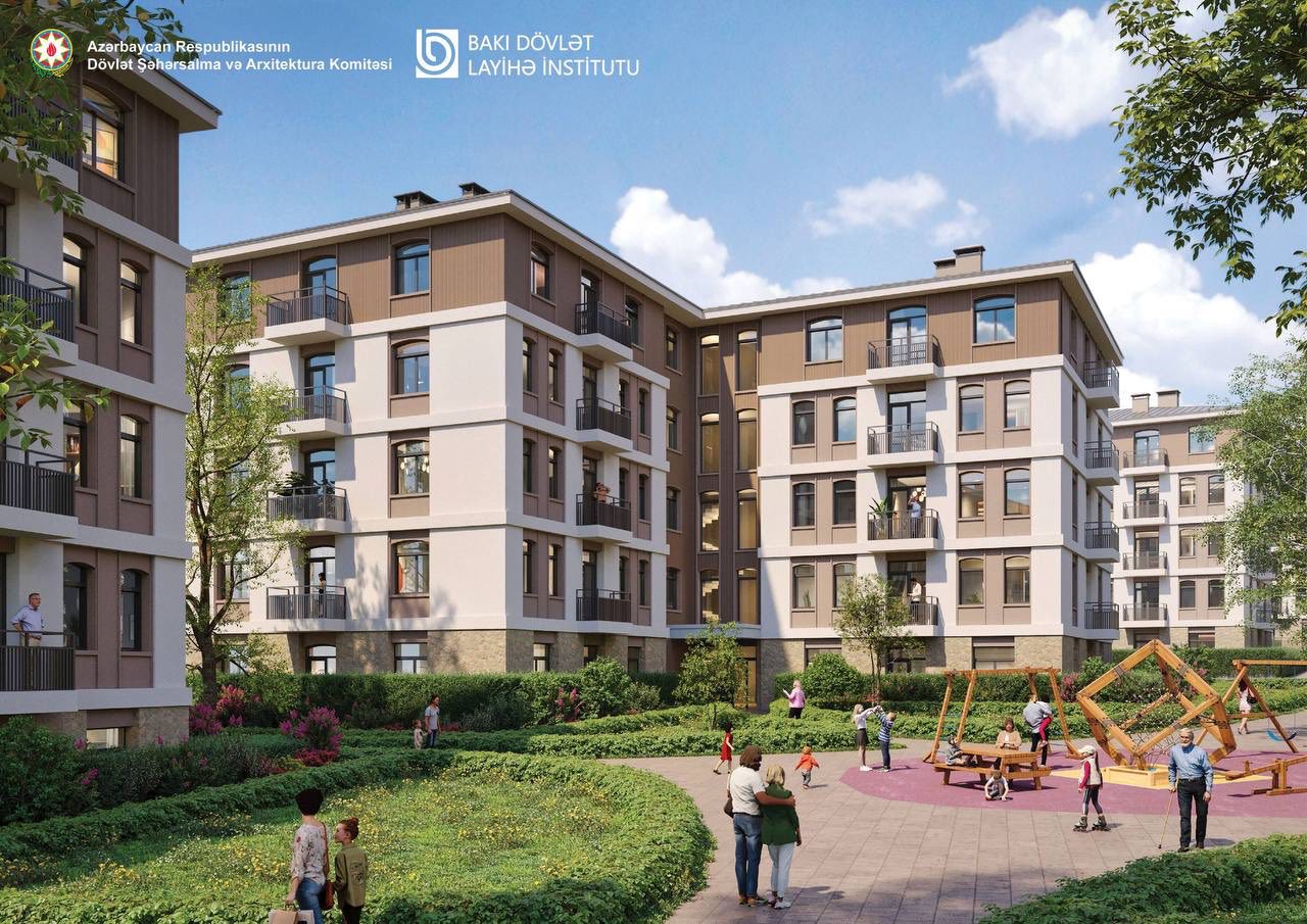 Azerbaijan airs design of looming second, third residential complexes in Jabrayil (PHOTO)
