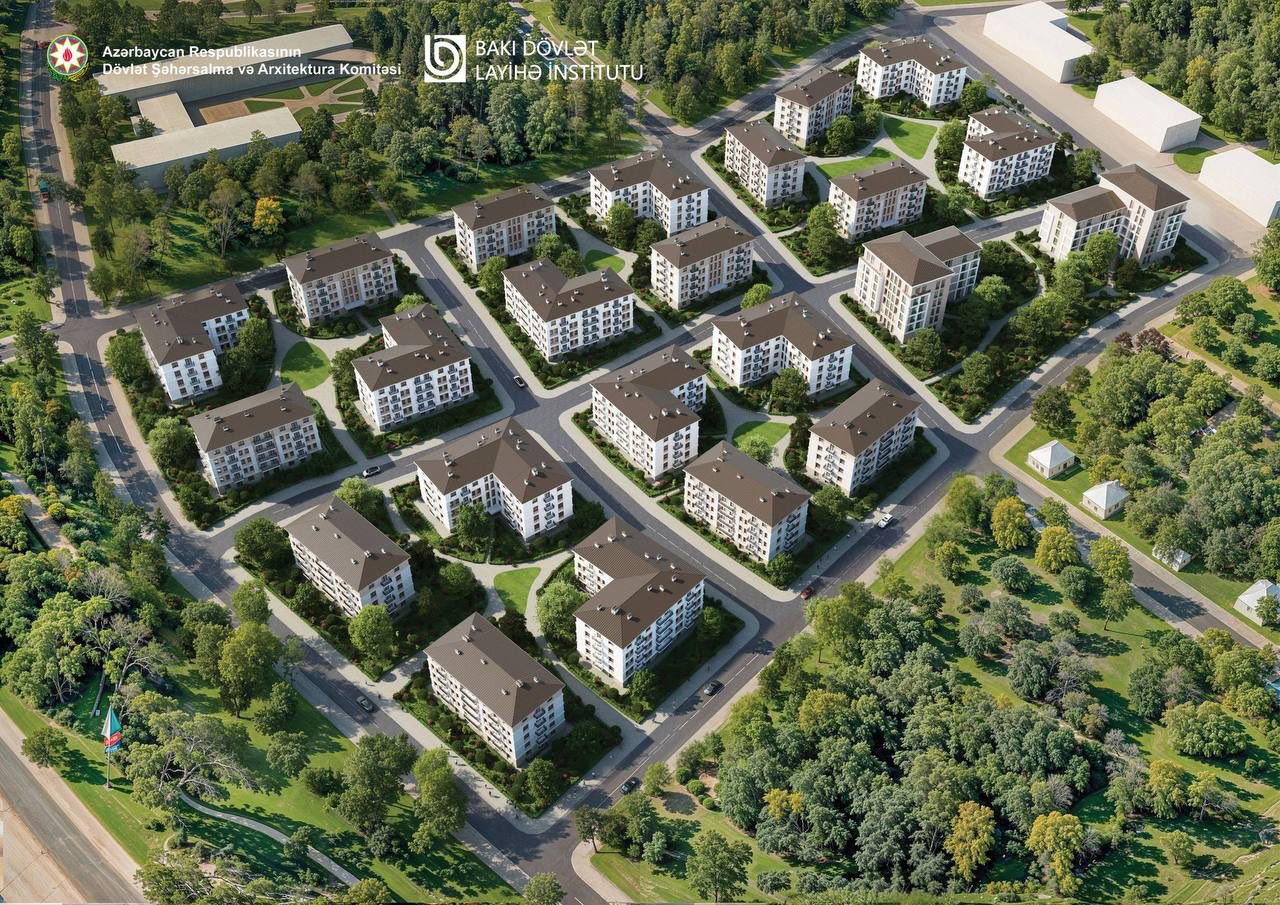 Azerbaijan airs design of looming second, third residential complexes in Jabrayil (PHOTO)