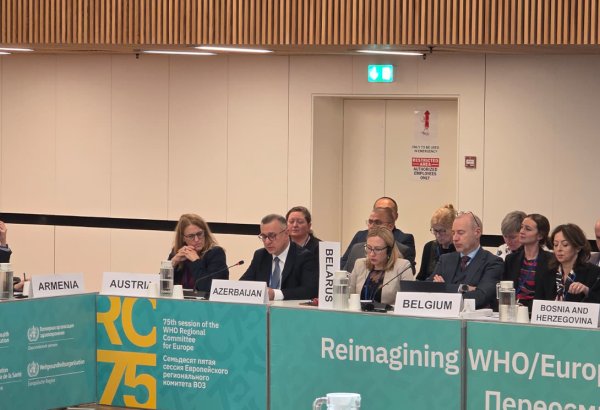 Azerbaijan’s health minister takes seat on WHO Standing Committee