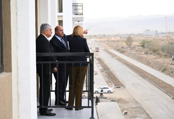 Azerbaijani, Belarusian Deputy PMs review progress on Aghdam’s 2nd residential complex (PHOTO)