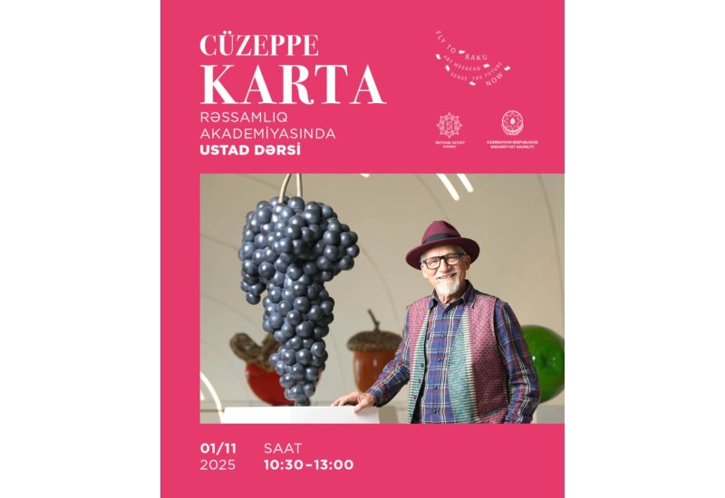 Italian sculptor Giuseppe Carta set to inspire young artists in exclusive master class