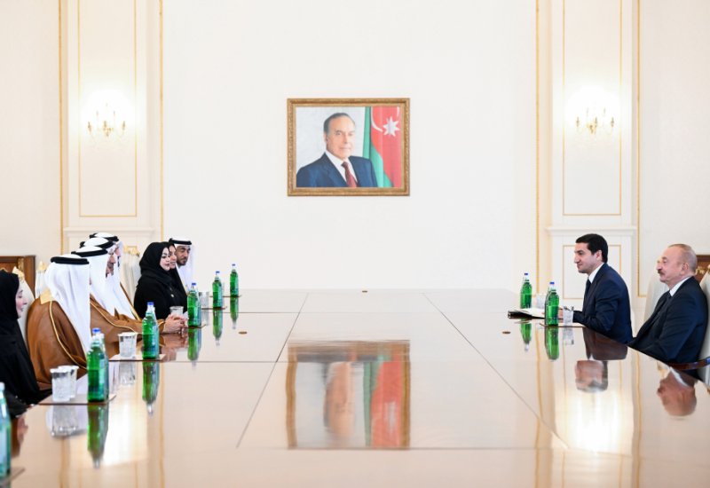 President Ilham Aliyev receives Chairman of UAE Federal National Council (PHOTO/VIDEO)