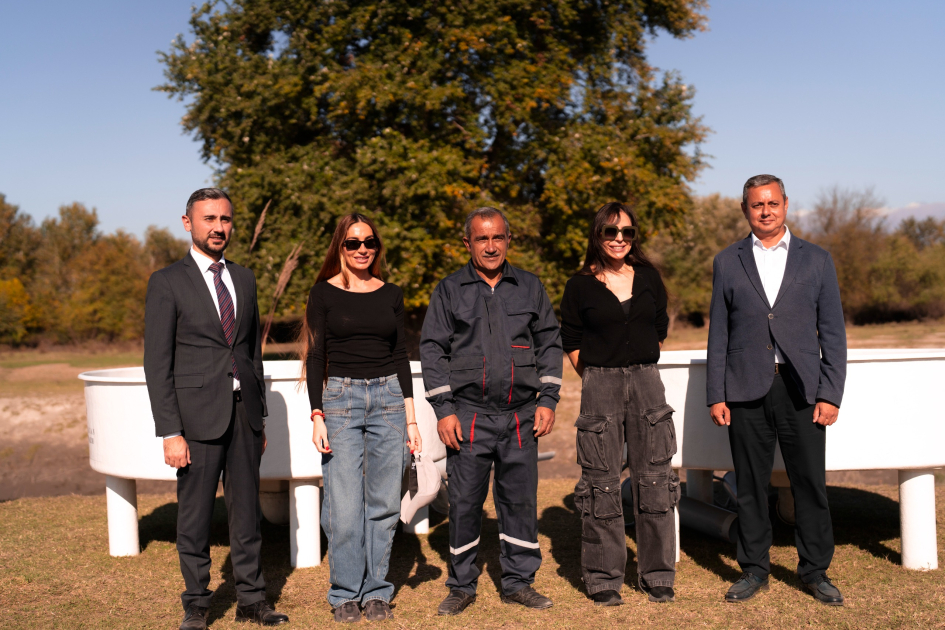 Leyla Aliyeva and Arzu Aliyeva attend inauguration of Akhar-Bakhar National Park in Gakh district (PHOTO)