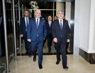 Chairman of Chamber of Representatives of Tajikistan's Majlisi Oli arrives in Azerbaijan (PHOTO)