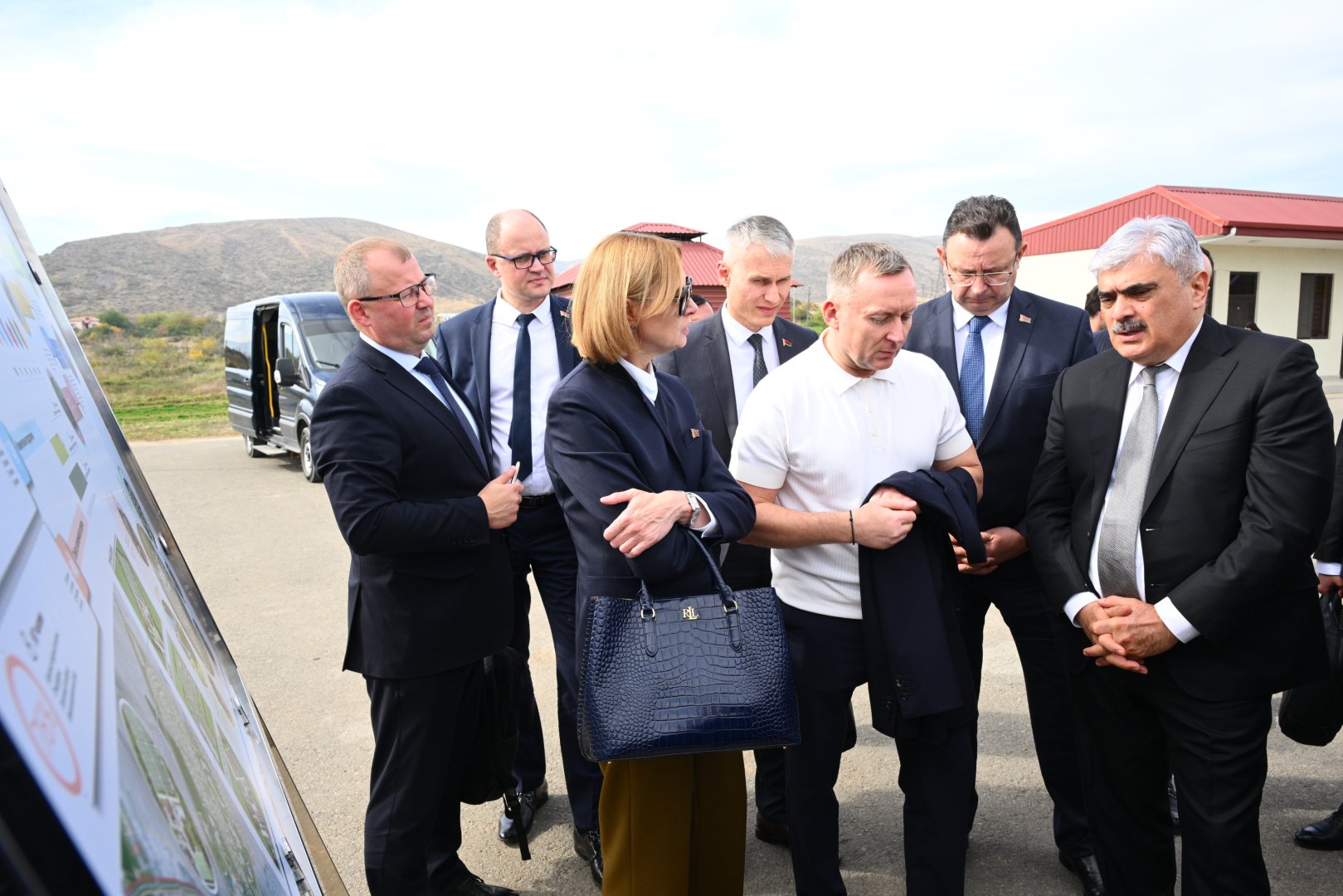 Deputy PMs of Azerbaijan, Belarus visit Gizil Kangarli village in Aghdam (PHOTO)