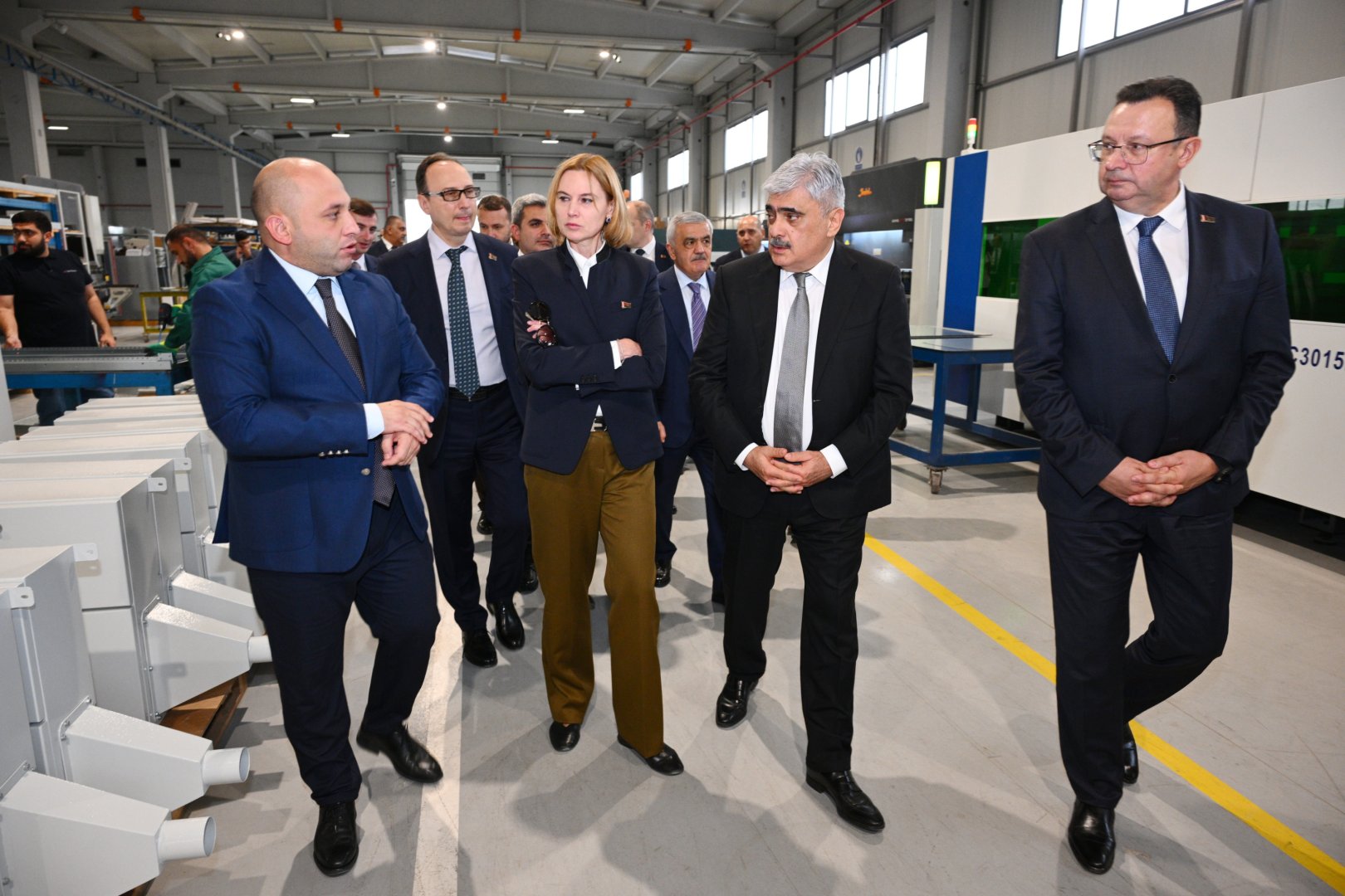 Azerbaijani, Belarusian delegations explore Aghdam Industrial Park (PHOTO)