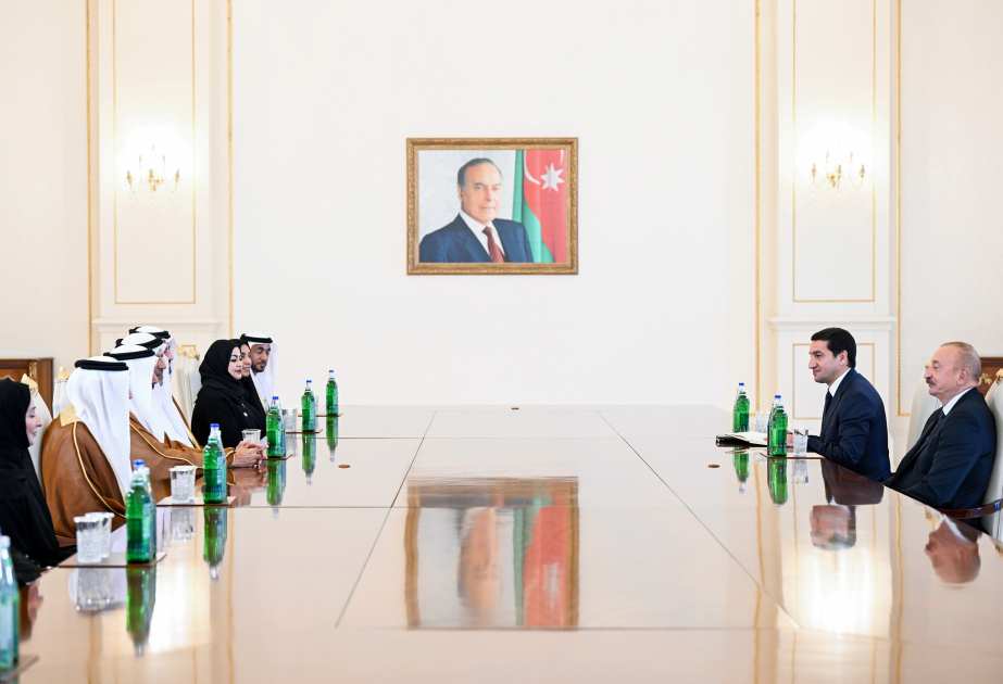 President Ilham Aliyev receives Chairman of UAE Federal National Council (PHOTO/VIDEO)