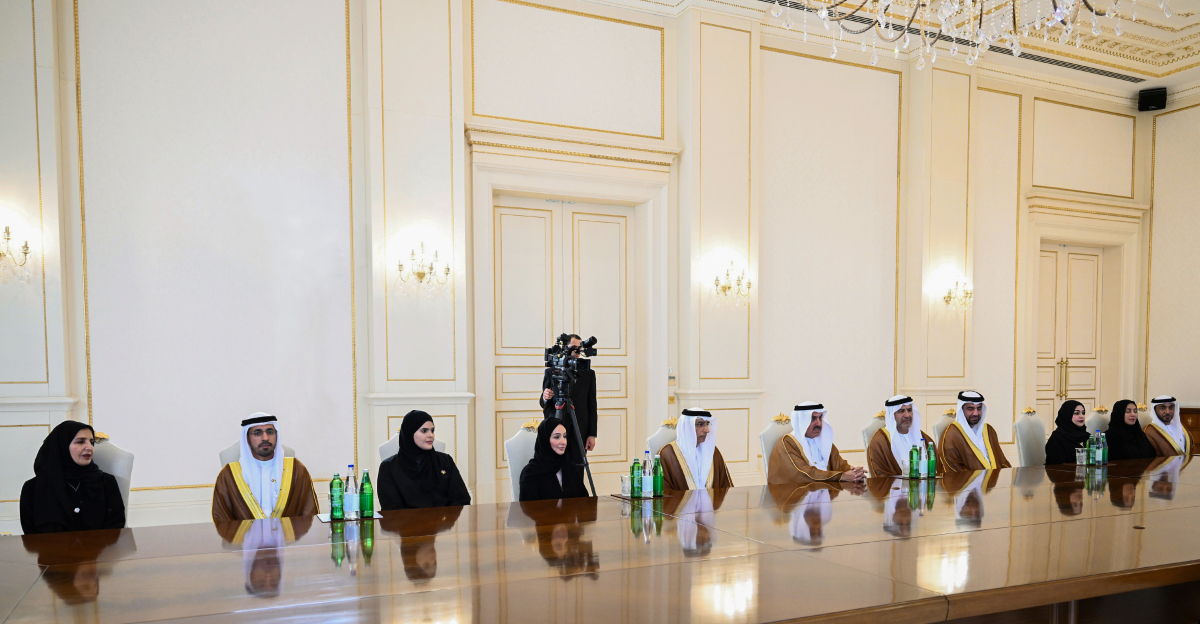 President Ilham Aliyev receives Chairman of UAE Federal National Council (PHOTO/VIDEO)