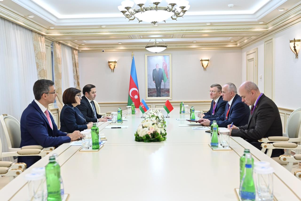 Azerbaijani, Belarusian parliament leaders focus on interparliamentary relations
