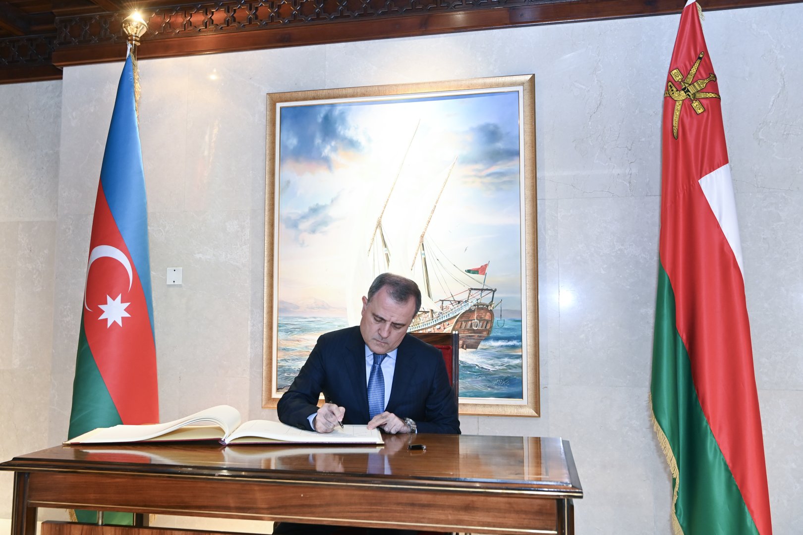Azerbaijani, Omani foreign ministers hold one-on-one meeting (PHOTO)
