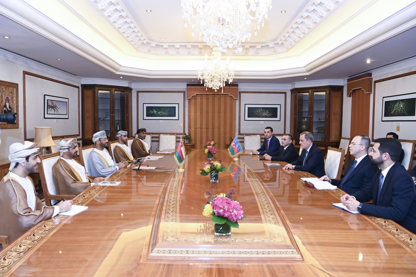 Azerbaijani, Omani foreign ministers hold one-on-one meeting (PHOTO)