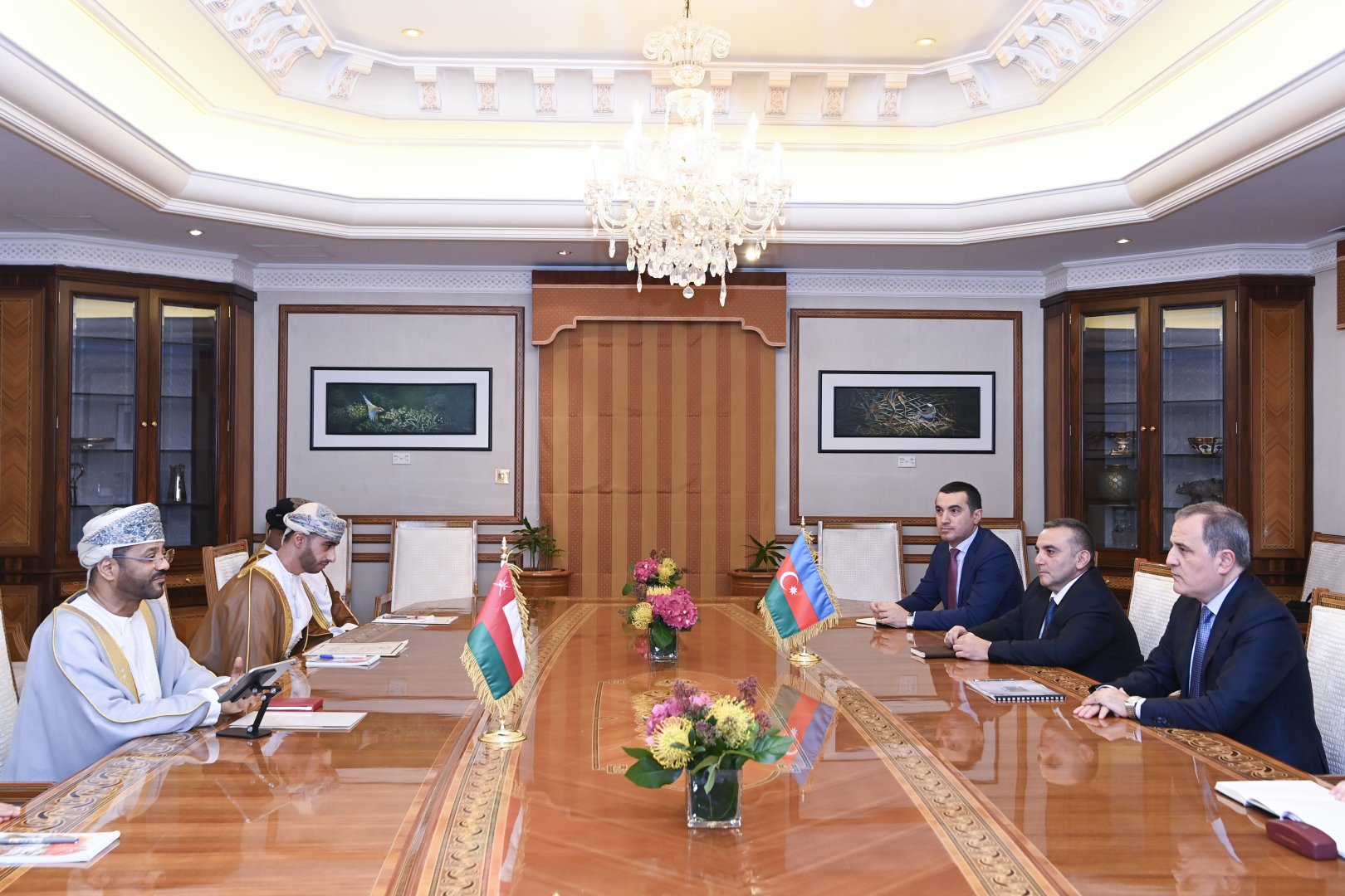 Azerbaijani, Omani foreign ministers hold one-on-one meeting (PHOTO)