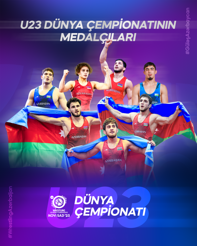 Azerbaijani wrestlers achieve historic success at World U23 Championships