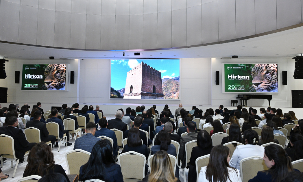 Leyla Aliyeva participates in presentation of "Hirkan" documentary (PHOTO)