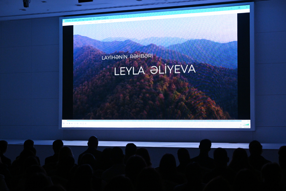 Leyla Aliyeva participates in presentation of "Hirkan" documentary (PHOTO)