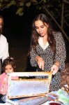 Heydar Aliyev Foundation VP Leyla Aliyeva visits participant of "Young Beekeeper" project in Gabala district (PHOTO)