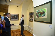 Tofig Javadov’s exhibition opens as part of "Fly to Baku. Art Weekend. Sense the Future NOW" arts festival (PHOTO)