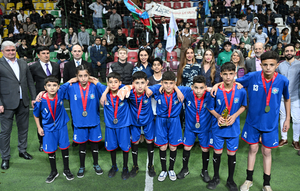 Mini-football tournament held among orphanage teams on Heydar Aliyev Foundation VP Leyla Aliyeva’s initiative (PHOTO)