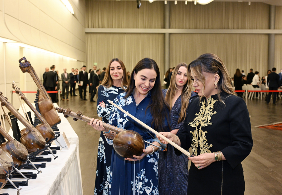 Presentation of musical instruments acquired with support from Heydar Aliyev Foundation held (PHOTO)