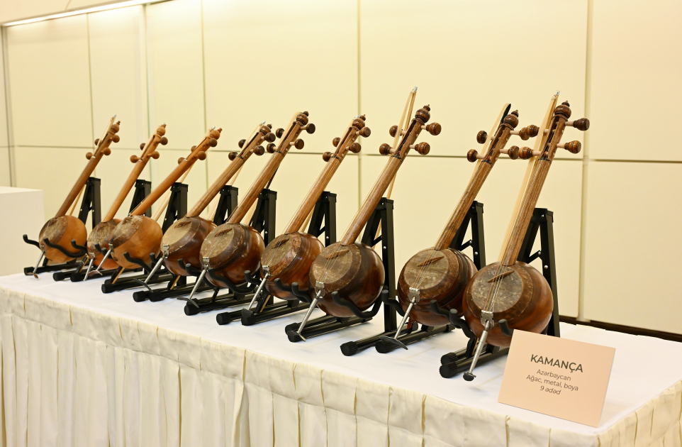 Presentation of musical instruments acquired with support from Heydar Aliyev Foundation held (PHOTO)