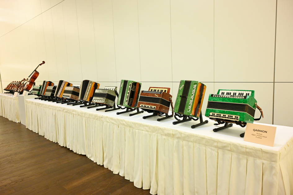 Presentation of musical instruments acquired with support from Heydar Aliyev Foundation held (PHOTO)