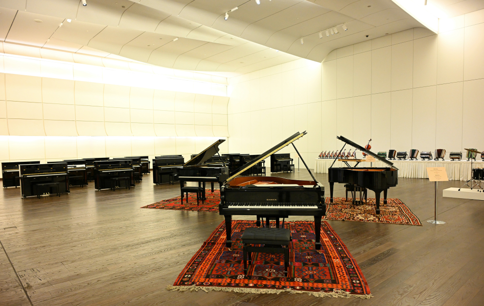 Presentation of musical instruments acquired with support from Heydar Aliyev Foundation held (PHOTO)