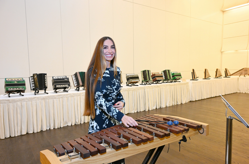 Presentation of musical instruments acquired with support from Heydar Aliyev Foundation held (PHOTO)
