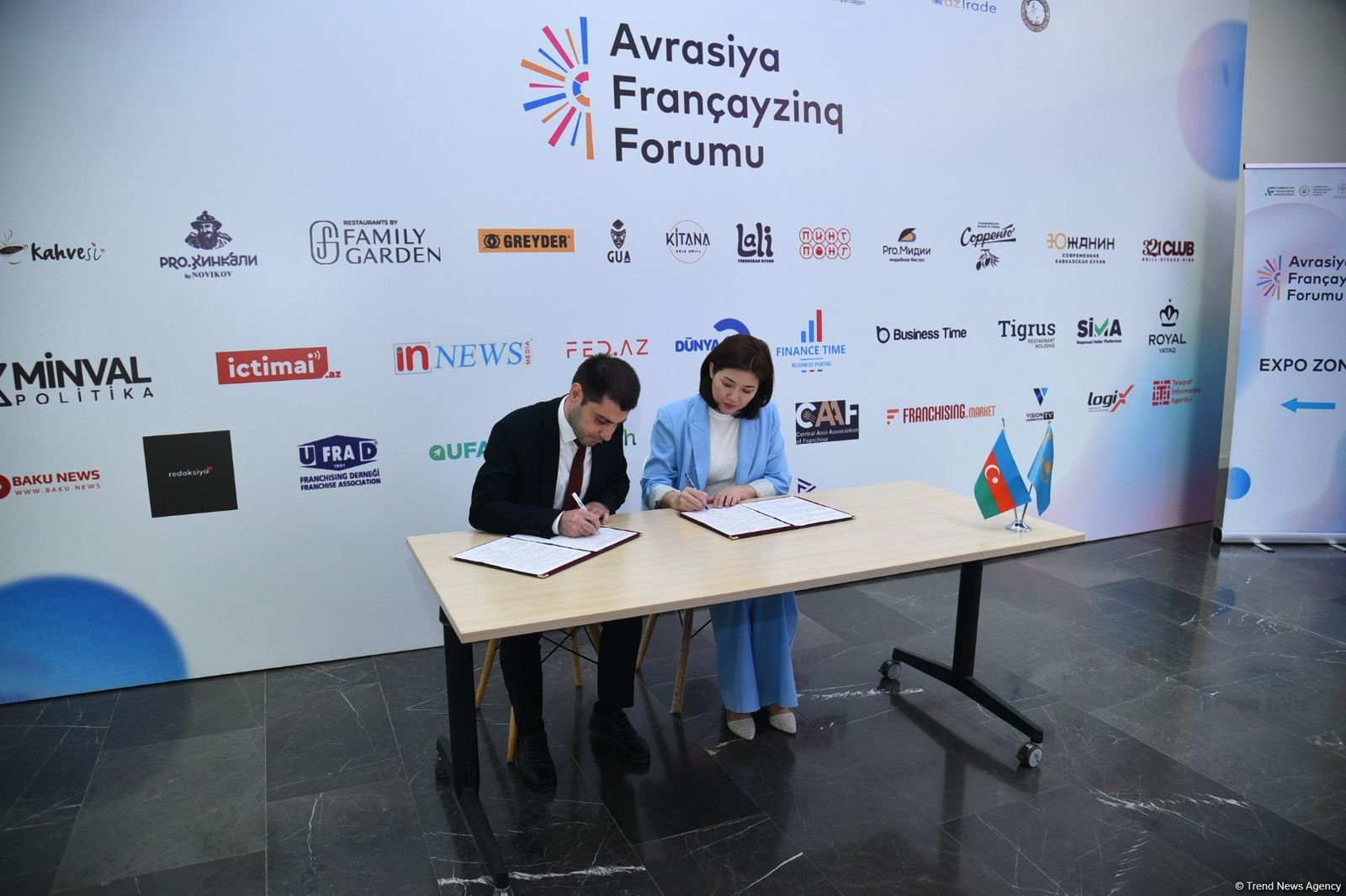 Kazakhstan's Qaztrade, Azexport sign memorandum of understanding (PHOTO)