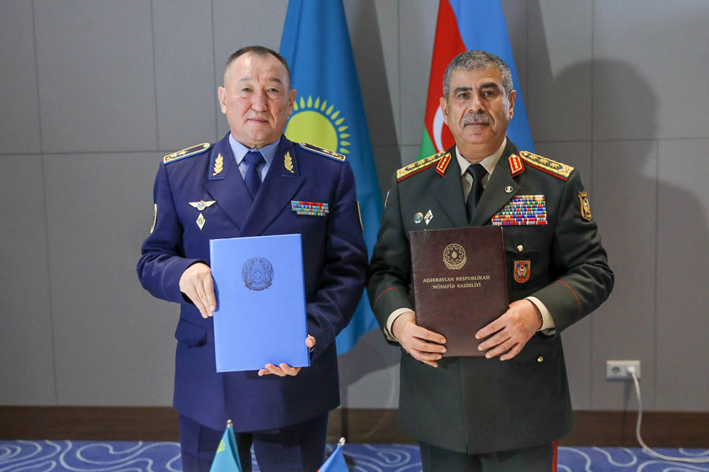 Azerbaijan, Kazakhstan ink military co-op plan for 2026 (PHOTO/VIDEO)