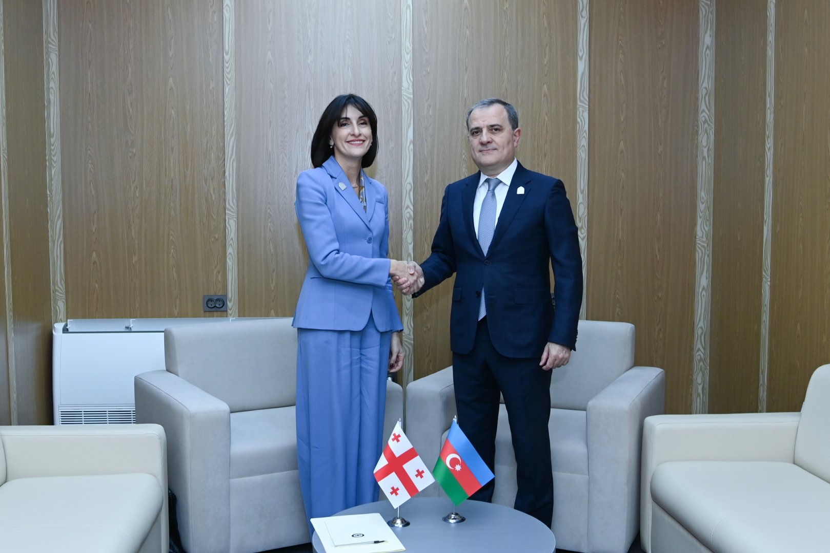 Azerbaijani and Georgian foreign ministers brainstorm bilateral cooperation (PHOTO)