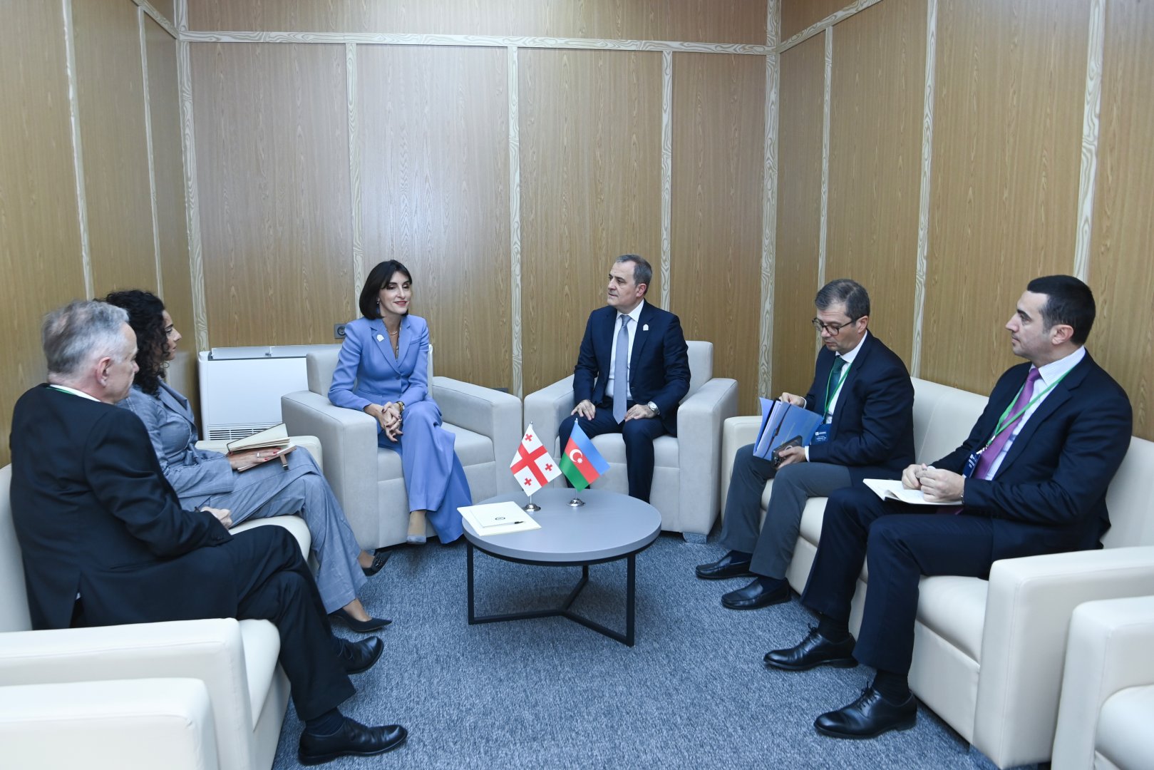 Azerbaijani and Georgian foreign ministers brainstorm bilateral cooperation (PHOTO)