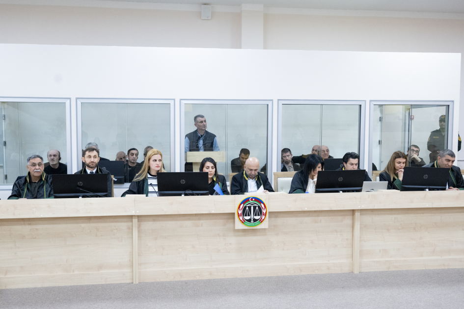 Azerbaijani court wraps up trial of Armenian defendants, prosecutors prepare for final statement (PHOTO)