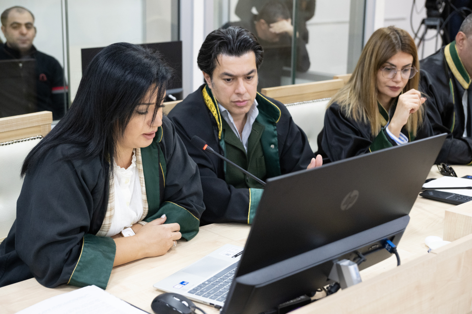 Azerbaijani court wraps up trial of Armenian defendants, prosecutors prepare for final statement (PHOTO)