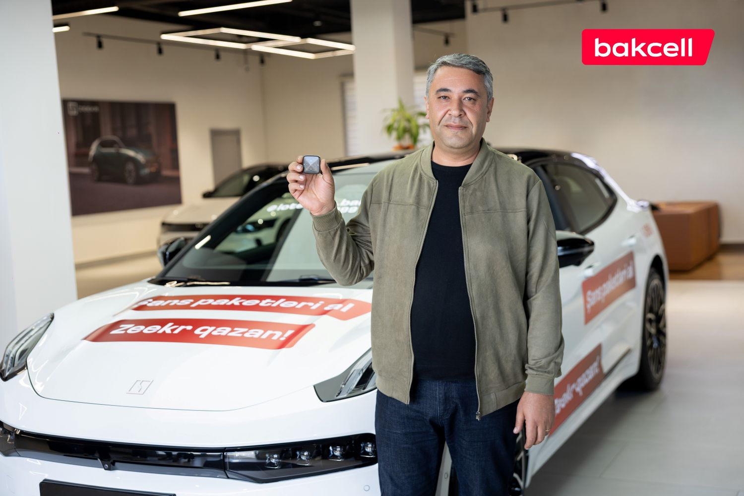 Great excitement in Bakcell’s mega lottery – the winner of the next luxury car has been announced! (PHOTO)